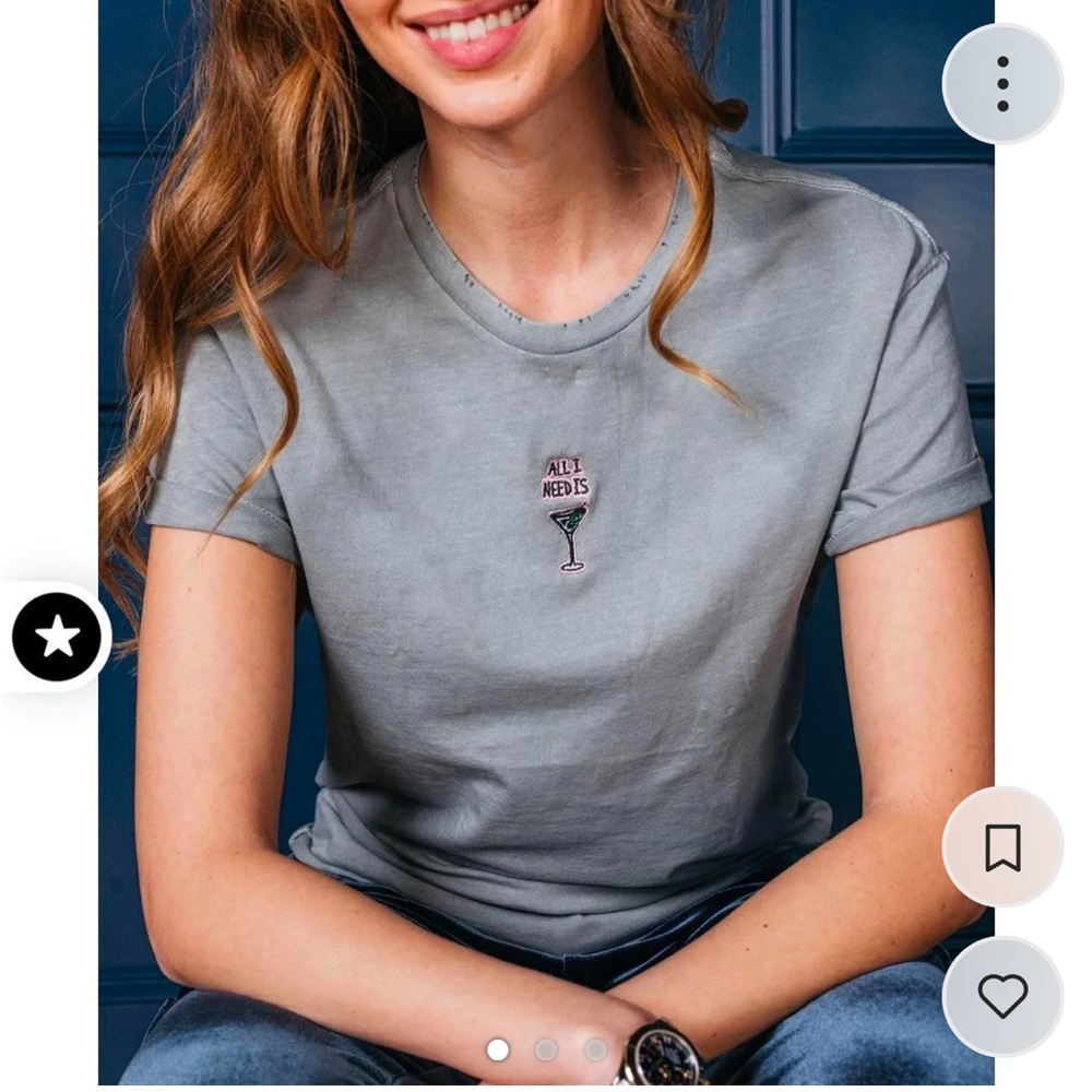 Koch martini drew tee baby pink
